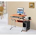 Compact Computer Desk - Cherry