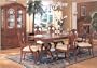 New Elegant 7 Pc Solid Wood Dining Set Table W/6 Chairs