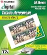 Fujifilm Photo Sticker Paper-4 Images per Sheet (10 Sheets)