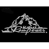 Ram Power Upstream Images Silver Vinyl Wildlife Car Truck Window Decal Sticker by Ram Clutches