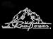 Ram Power Upstream Images Silver Vinyl Wildlife Car Truck Window Decal Sticker Image