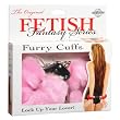 Fetish Fantasy Bondage Gear Pink Furry Metal Handcuffs