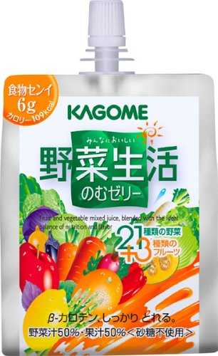 野菜生活100 のむゼリー 180g (12入り)