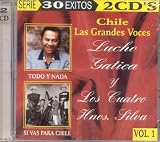 CHILE LAS GRANDES VOCES LUCHO GATICA Y LOS 4 HERMANOS SILVA 30 EXITOS 2 CDS