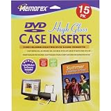 Memorex 15PK GLOSS DVD CASE INSERTS ( 32020714 )