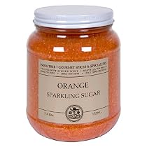 India Tree Popsicle Orange Sparkling Sugar, 3.4 Pounds