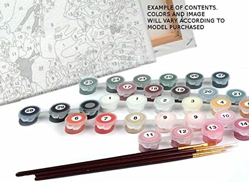 Seaside Cottage Paint by Number Kit WITH FRAME. 32"Wx24"H (80cmx60cm)