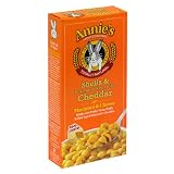Annies Homegrown Totally Natural Shells & Real Aged Cheddar Mac & Cheese, 6-Ounce Boxes (Pack of 12)