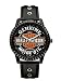 Harley-Davidson&reg; Bulova Men's Oil Can Watch. Black body stainless steel, Harley&reg; oil can logo. WR50m/165ft. 78A107