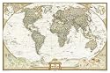 World Executive Wall Map Laminated
