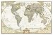 World Executive Wall Map Laminated