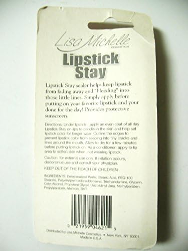 Lisa Michelle Lip Stick Stay Perfect Lipstick All Day 0.33 Fl Oz