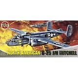 Airfix A04005 1:72 Scale North American B-25 Mitchell Military Aircraft Classic Kit Series...