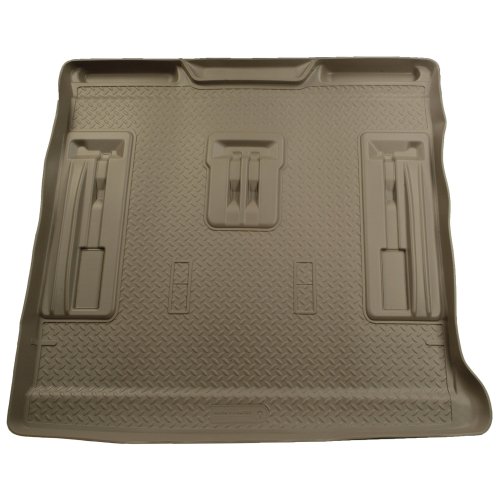 Husky Liners Custom-Fit Rubber Cargo Liner for Select Cadillac/Chevrolet/GMC Models (Tan)