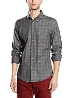 Ben Sherman Camisa Hombre (Negro)