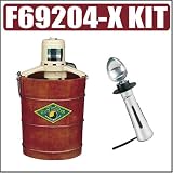 White Mountain F69204-X 4 Qt. Electric Wood Bucket Ice Cream Maker