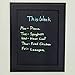 ERolldeeP Premium Extra Large Chalkboard Decal Wall Sticker Black Color With 5 Colored Chalk- Blackboard Contact Paper Vinyl Measures 18 Inches by 6 Feet