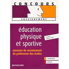 Education physique et sportive : Concours de recrutement de professeur des �coles
