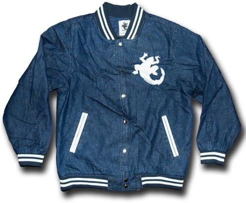 Chamillionaire Men's Denim Chamillitary Jacket XL Blue Denim