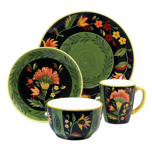 Arabian Flower 16-pc. Dinnerware Set by PTS