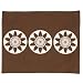 Wabisabi Green Passion Flower Chocolate Modern Eco Placemats