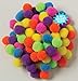 Creativity Street Hot Colors Pom Pons, 0.5-Inch, 100-Pack (AC8114-02)