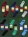 Deer Mum Men's Fashionable Colorful Soft Cotton Socks (5 Pack)