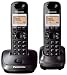 Panasonic KX-TG2512ET DECT Twin Digital Cordless Phone Set - Black [Electronics]