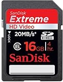 SanDisk 16 GB SDHC Flash Memory Card SDSDX-016G-X46 Black