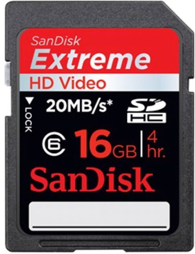 SanDisk Secure Digital High Capacity Card Extreme 