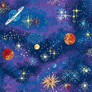 Space Explorer Rug - 12 Foot x 18 Foot Rectangle