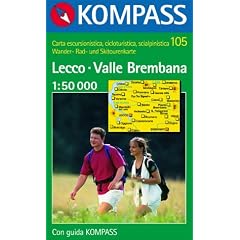 Kompass Karten, Lecco, Valle Brembana: Wander-, Rad- und Skitourenkarte