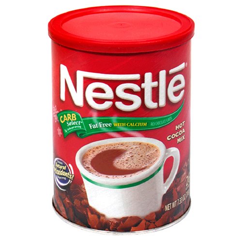 Nestle Hot Cocoa Mix, Fat Free, 7.33-Ounce Canisters (Pack of 4) by Nestle