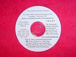 Locksmith Course 24 Books on 1 CD