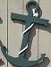 Amish Handmade Nautical 22 Inch Wall Hanger Anchor Decoration with Rope. This Anchor Is Great for Your Home or Garden Nautical Decor. It Will Add Class to Any Nautical Display. Colors May Vary (Black, Barn Red, Blue, Hunter Green, Navy Blue, White)