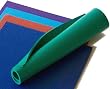 Thick Yoga & Pilate Mat: 3/16"-1/4" Ultra Sticky Mat - Washable Deluxe Exercise Mat