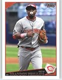 2009 Topps Baseball Card # 392 Brandon Phillips - Cincinnati Reds - Shipped In Protective Screwdown Display Case!