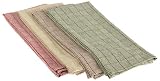 DII Log Cabin Checker Weave Heavyweight Dish Towel, Set of 4