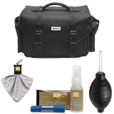 Nikon 5874 Bag Digital SLR Camera Case with DSLR Essentials Bundle for D3100, D3200, D5100, D7000, D600, D800 & D4
