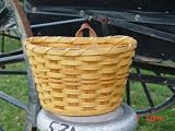 Wall Hanger Mail Basket. An Amish Collectible. This Primitive Basket Has Many Many Uses. Hung By Your Kitchen Door, It Can Be a Place for Mail, While Adding a Rustic Touch to Your Country Kitchen Decor. Put Silk Greenery and Flowers in It for a Darling Fl