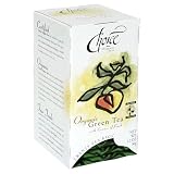 Choice Organic Green Tea with Peach, 20-Count Box (Pack of 6)