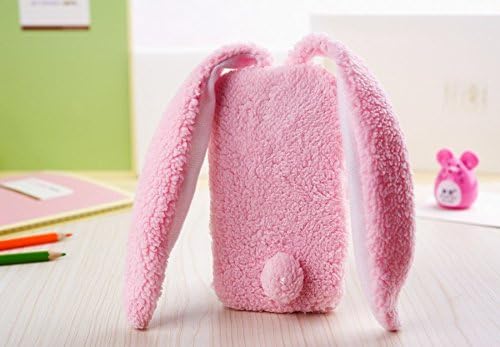 pink 3D Cute funny rabbit Cool Plush Toy Doll Cover Case For LG Optimus L70 MS323 / Exceed 2 VS450PP
