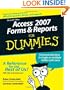Access 2007 Forms and Reports For Dummies