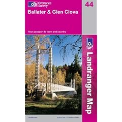 Ballater and Glen Clova (Landranger Maps)