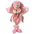 Plush Pink Fairy Doll with Pet Deer Toy