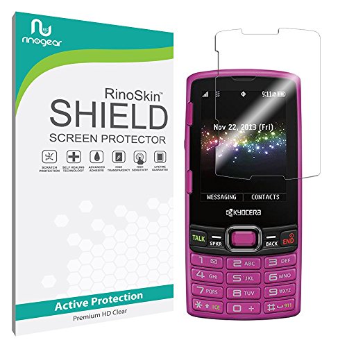 Kyocera Verve Screen Protector [Military-Grade] RinoGear® Premium HD Invisible Clear Shield w/ Lifetime Replacements