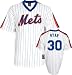 Nolan Ryan Majestic Cooperstown Throwback Pinstripe New York Mets Jersey