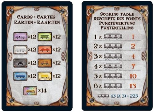 Cover image : チケットトゥライド(ドイツ語版) 乗車券 (Ticket to Ride,ZUG UM ZUG)