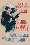 Art Poster, Gee!! I Wish I Were a Man - 18.75 x 27.5
