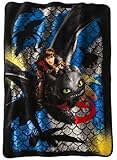 How to Train Your Dragon 2 Dragon Scale Super Plush Throw 46x60